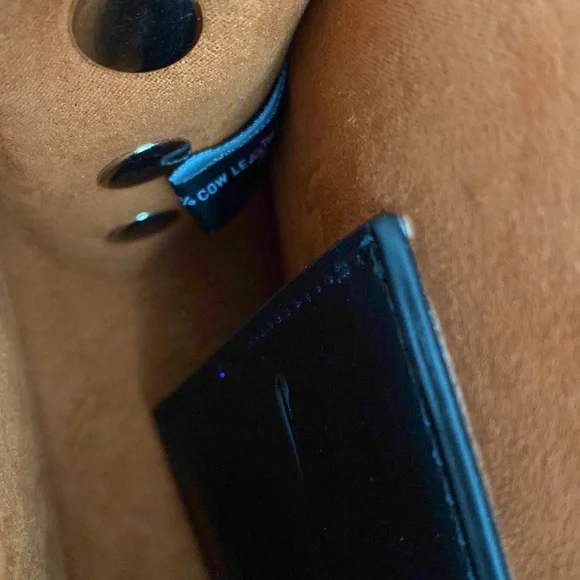 French Connection Saddlebag Black Leather - Picture 13 of 14